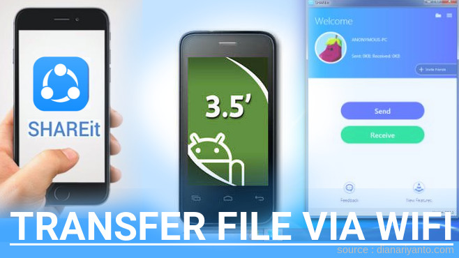Cara Mudah Transfer File via Wifi di Nexian Cosmo Journey A895 Menggunakan ShareIt Versi Baru