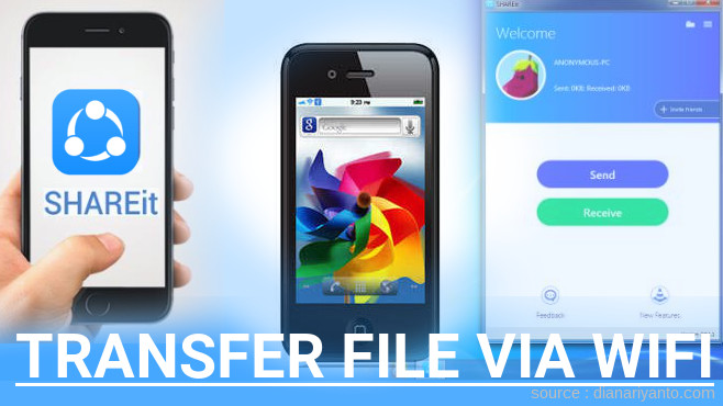 Tutorial Transfer File via Wifi di Nexian Magic A893 Menggunakan ShareIt Versi Baru