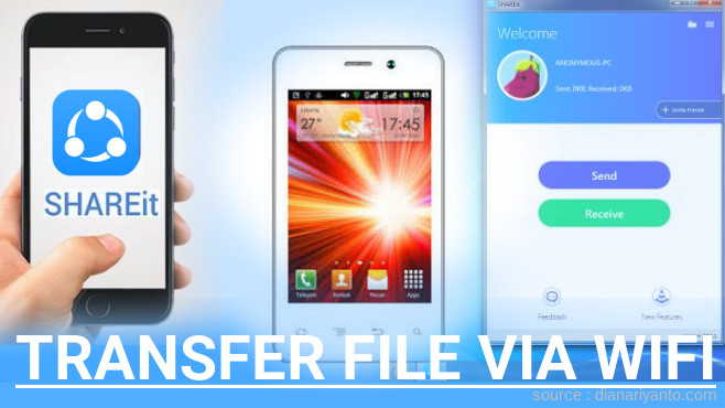 Tips Transfer File via Wifi di Nexian MI240 XPLORER PHOENIX Menggunakan ShareIt Versi Baru