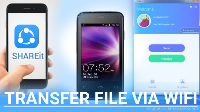 Kirim dan Transfer File via Wifi di Nexian Mi320 Cronos Menggunakan ShareIt Terbaru
