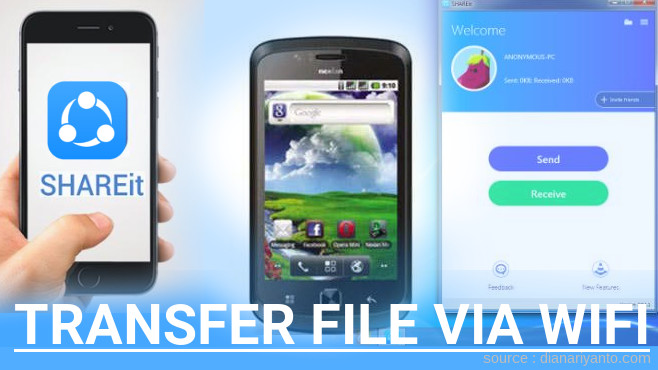 Kirim dan Transfer File via Wifi di Nexian NX-A725 MAXI Menggunakan ShareIt Terbaru