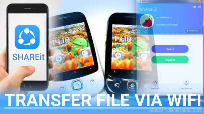 Cara Mudah Transfer File via Wifi di Nexian NX-A850 Energy Menggunakan ShareIt Versi Baru