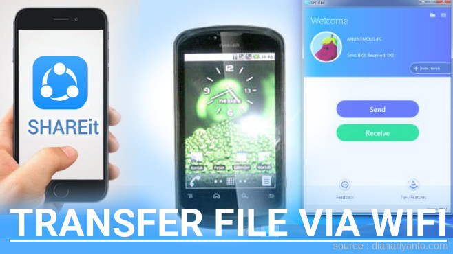 Mengenal Transfer File via Wifi di Nexian NX-A892 Cosmic Journey Menggunakan ShareIt Versi Baru