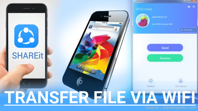 Cara Mudah Transfer File via Wifi di Nexian NX-A893 Magic Menggunakan ShareIt Versi Baru