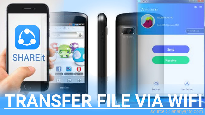 Mengenal Transfer File via Wifi di Nexian NX-A895 Cosmo Journey Menggunakan ShareIt Versi Baru