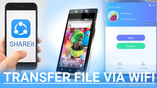 Mengenal Transfer File via Wifi di Nexian NX-A899 Xtreme Menggunakan ShareIt Versi Baru
