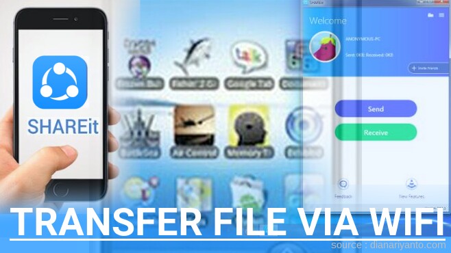 Tips Transfer File via Wifi di S-Nexian A890 (Journey) Menggunakan ShareIt Versi Baru