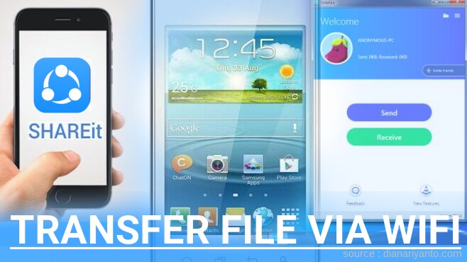 Kirim dan Transfer File via Wifi di S-Nexian Mi230 Xplorer Hawk Menggunakan ShareIt Terbaru