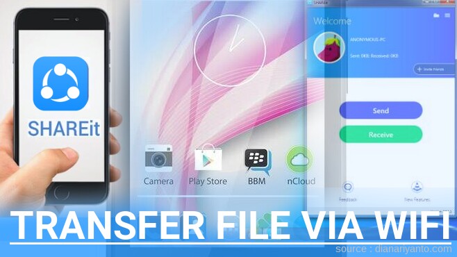Cara Mudah Transfer File via Wifi di S-Nexian Mi330 Philos Menggunakan ShareIt Terbaru