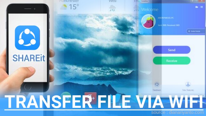 Tips Transfer File via Wifi di S-Nexian Mi530 Adagio Menggunakan ShareIt Versi Baru