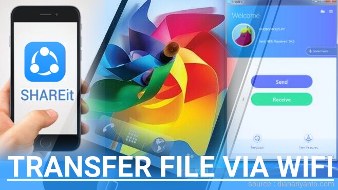 Kirim dan Transfer File via Wifi di S-Nexian NX-A893 Magic Menggunakan ShareIt Terbaru