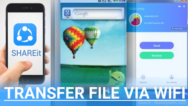 Mudahnya Transfer File via Wifi di S-Nexian Xplorer A712 Menggunakan ShareIt Versi Baru